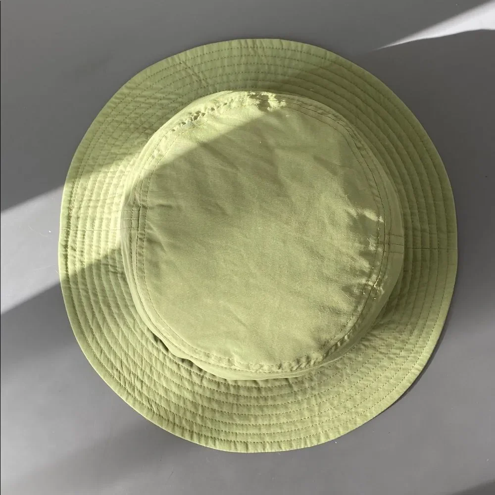 Patagonia Olive Green Bucket Hat with Striped Band - Picture 4 of 7